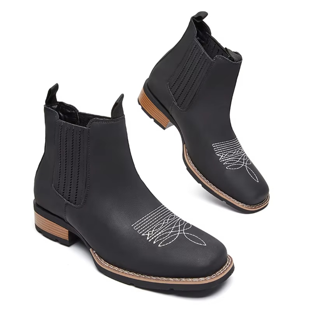 Ethnic And Fashion - Bottes de cowboy à bout large