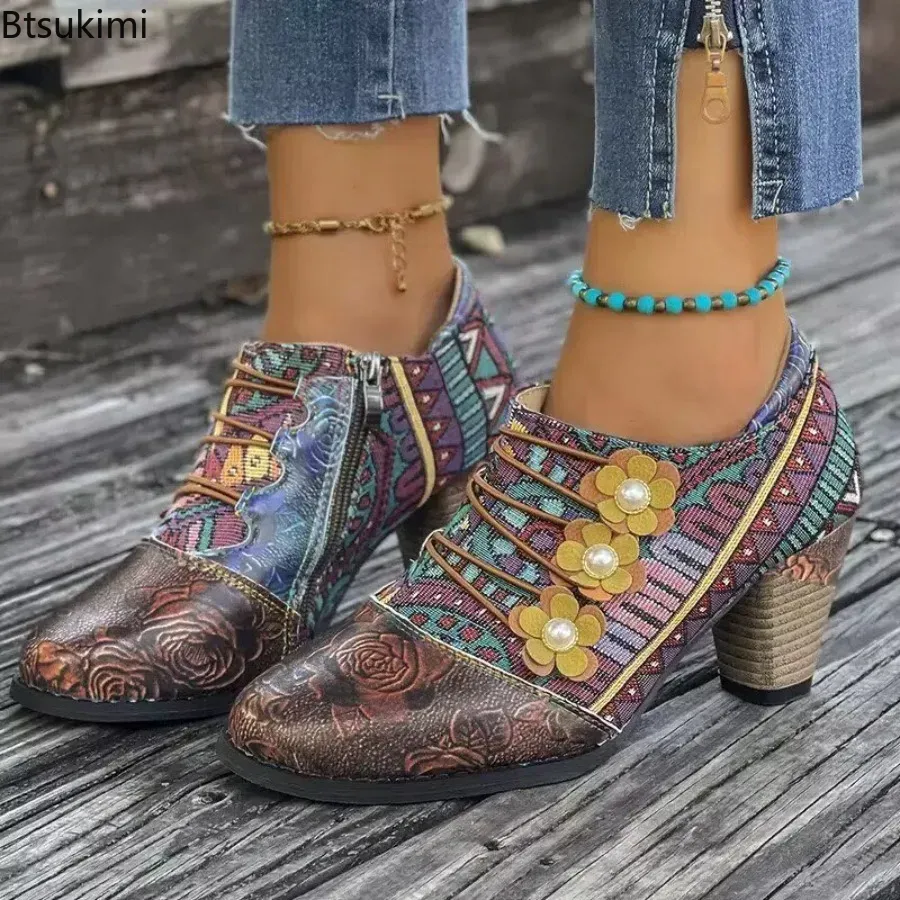 Ethnic And Fashion - Bottines pour femmes de style ethnique,
