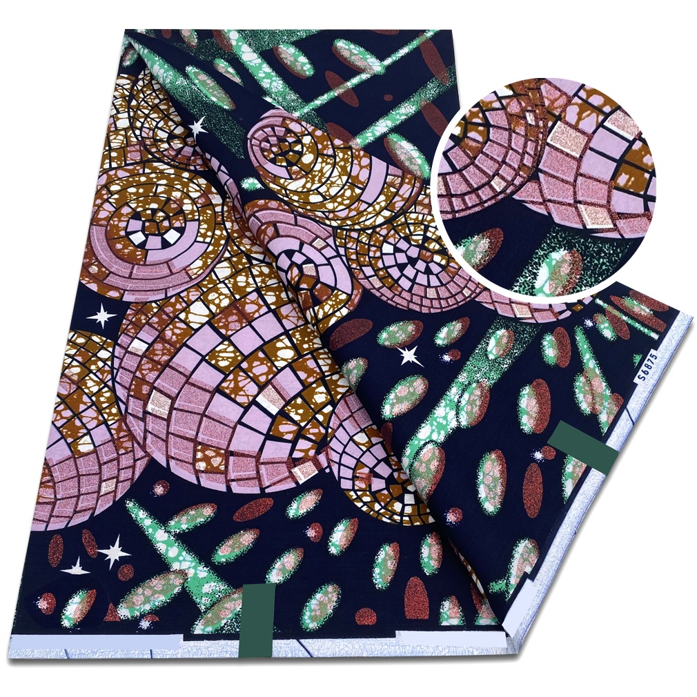 African Ankara Print - Nouveau saupoudrer africain Grand Super Batik