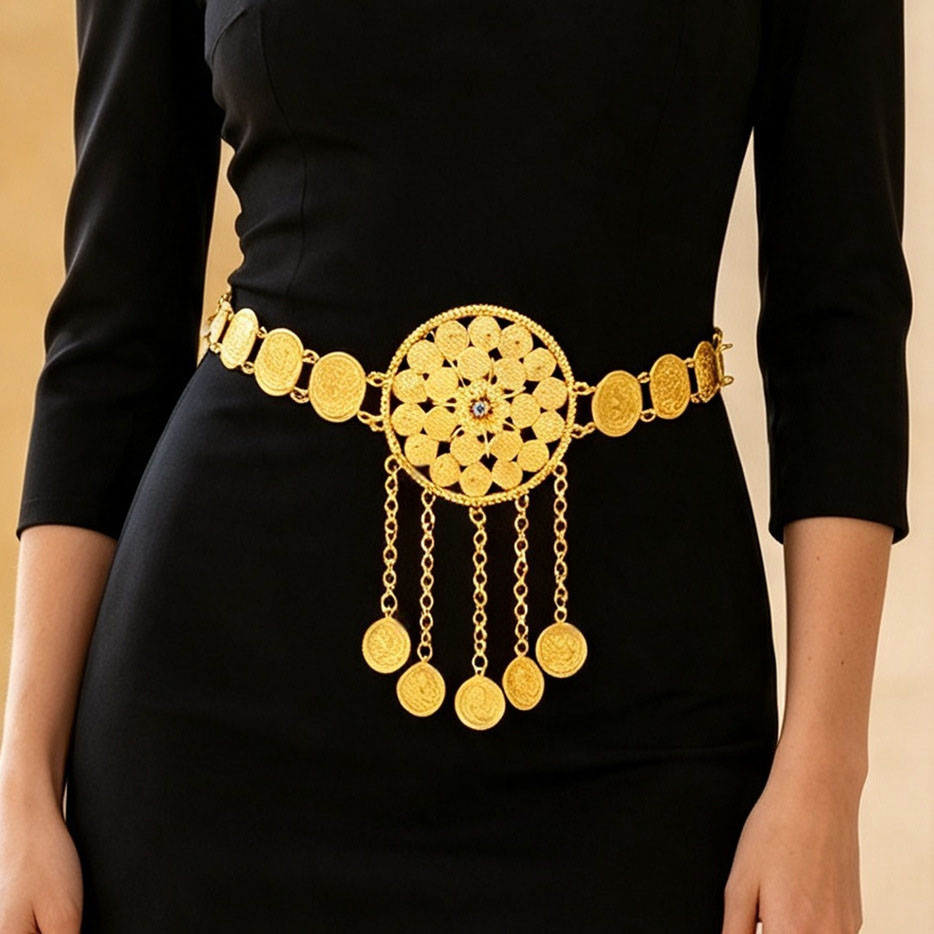 Ethnic Fashion Studio - Chaîne de taille en alliage de