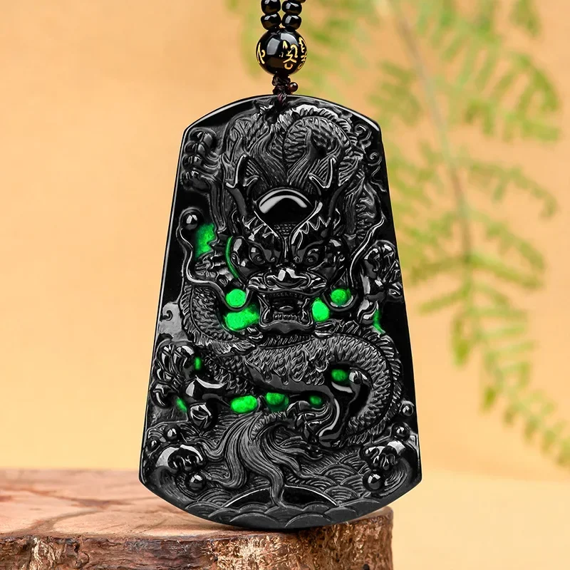 Ethnic Fashion Brand - Pendentif en jade naturel de qualité