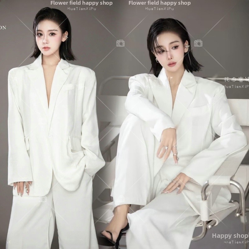 Ethnic Fashion Studio - Nouveau Costume Blanc pour Studio Photo,