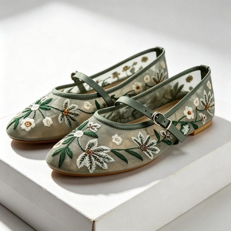 Maille brodée loisirs ballerin - Ethnic Fashion Brand avis et prix