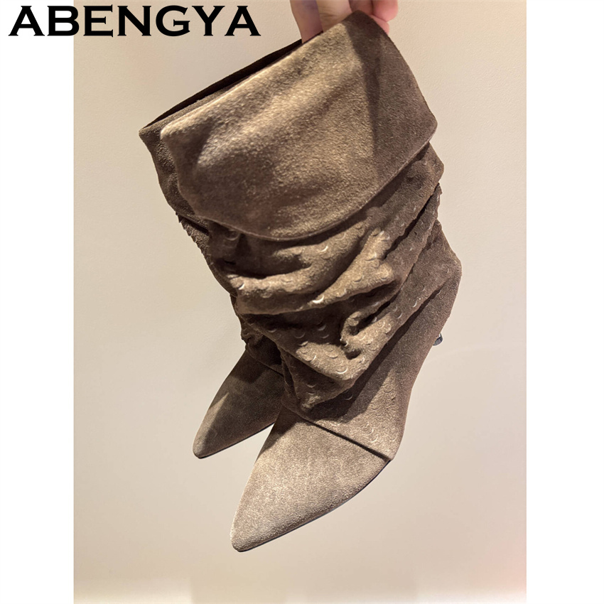 Bottines mi-mollet pour femme, - Ethnic And Fashion avis et prix