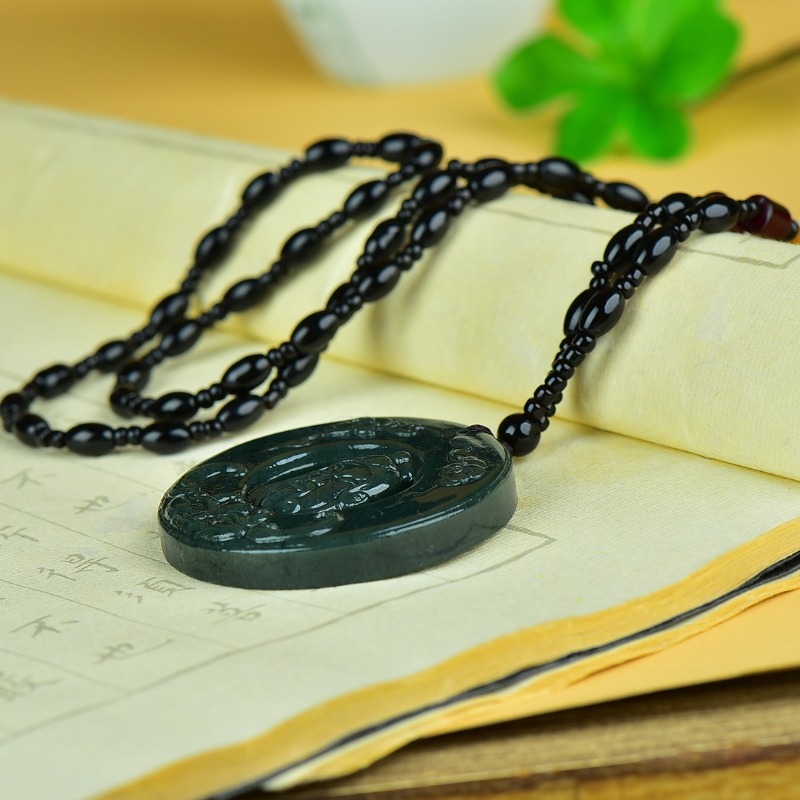 Nouveau Pendentif Rond Guan Go - Ethnic Fashion Brand avis et prix