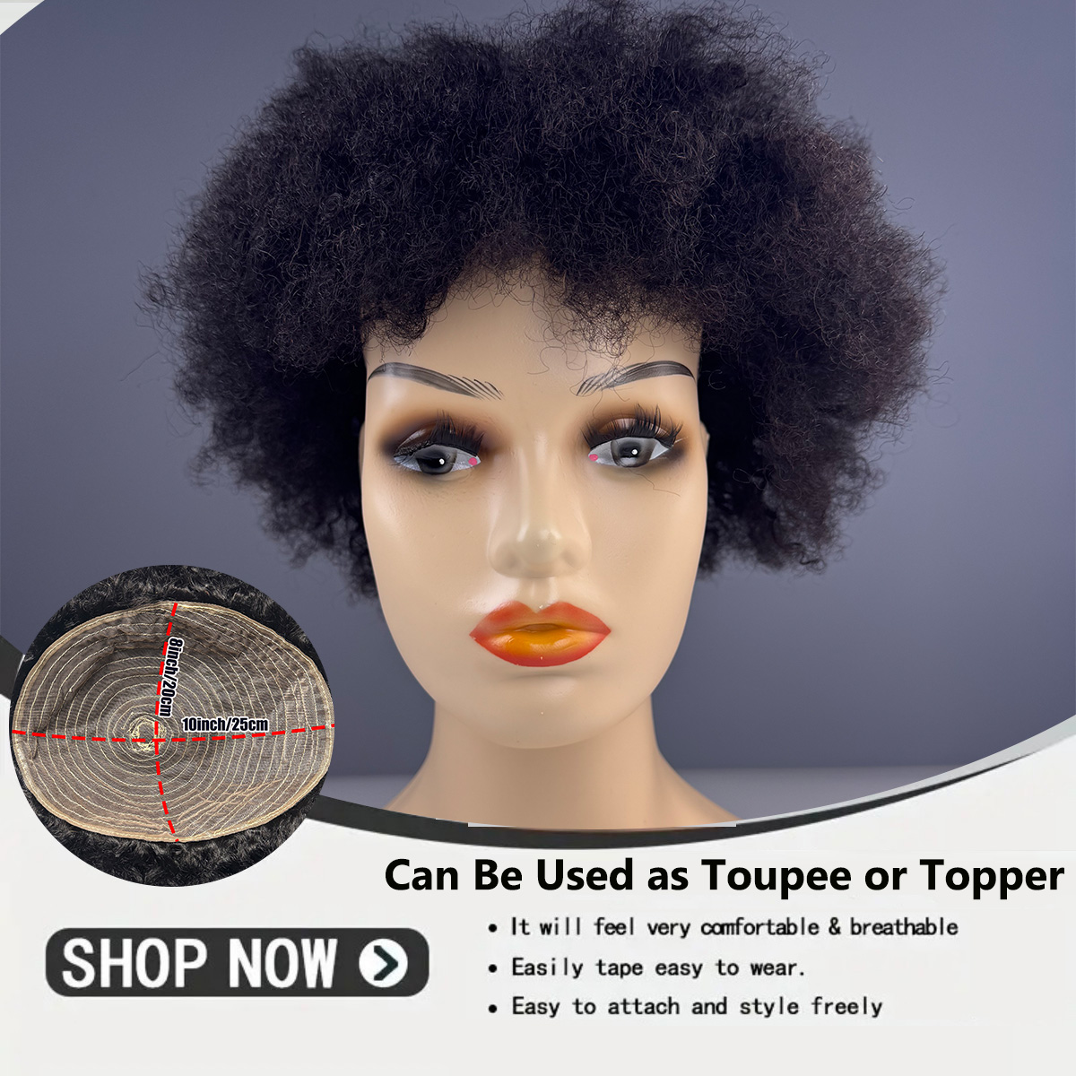 Toupet ou Topper de cheveux hu - Ethnic Fashion India avis et prix