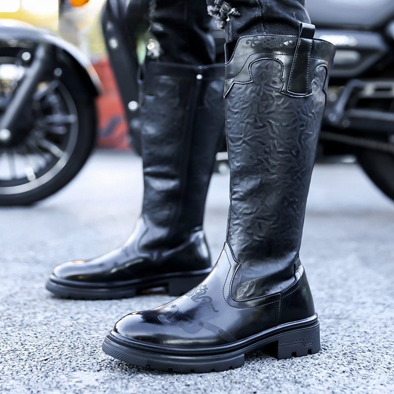 Bottes mi-mollet pour hommes b - Ethnic And Fashion avis et prix