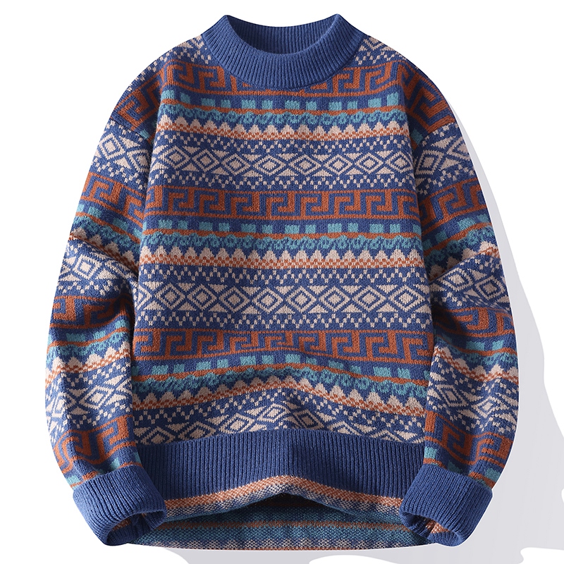 Pull tendance pour homme à col - Ethnic Wear In Fashion avis et prix