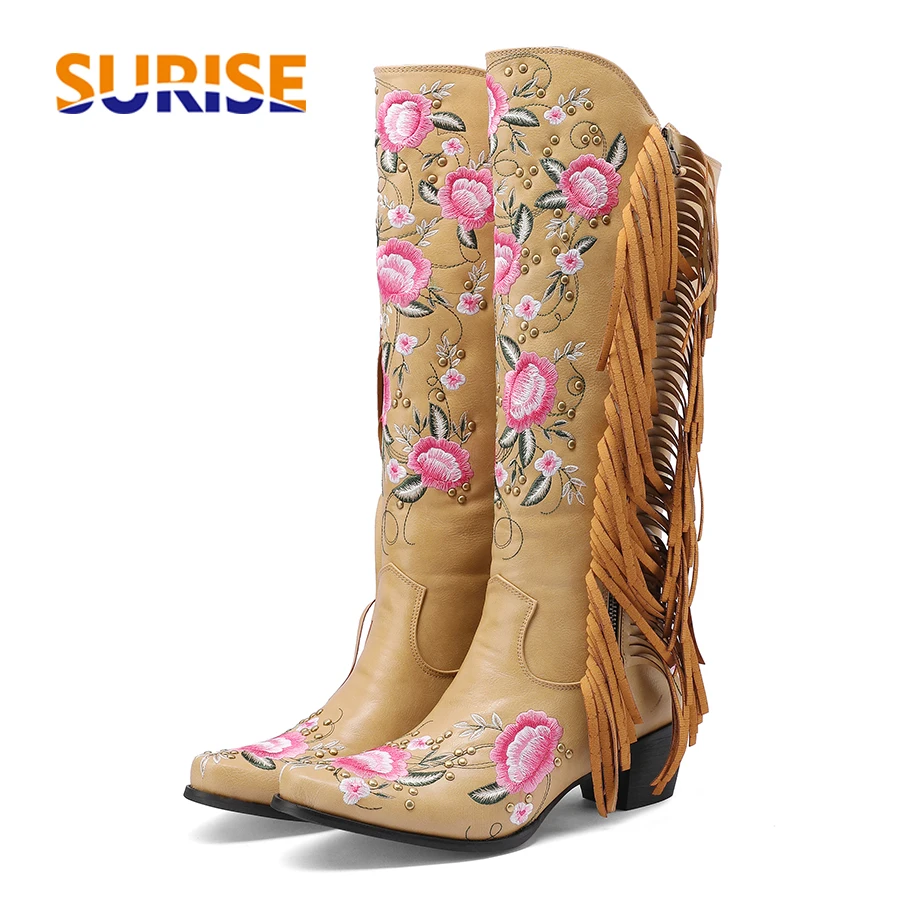 Mode broderie fleur Western ge - Ethnic And Fashion avis et prix