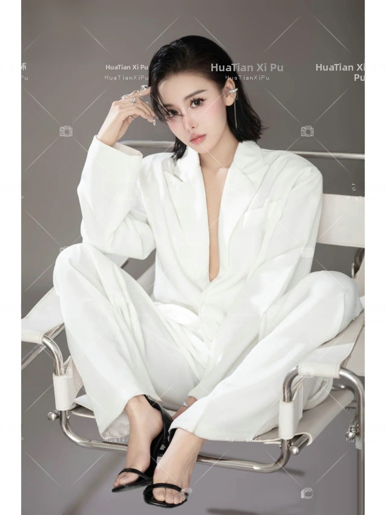 Nouveau Costume Blanc pour Stu - Ethnic Fashion Studio avis et prix